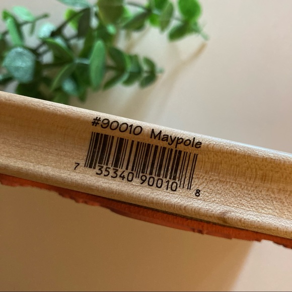 STAMPS HAPPEN Lg “Maypole” WM Rubber Stamp - Picture 4 of 7